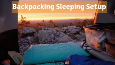 Backpacking Sleeping Setup