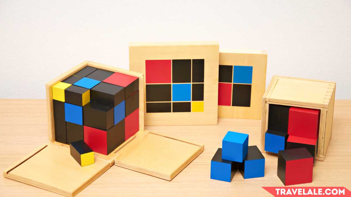 Montessori-Style Travel Busy Cube