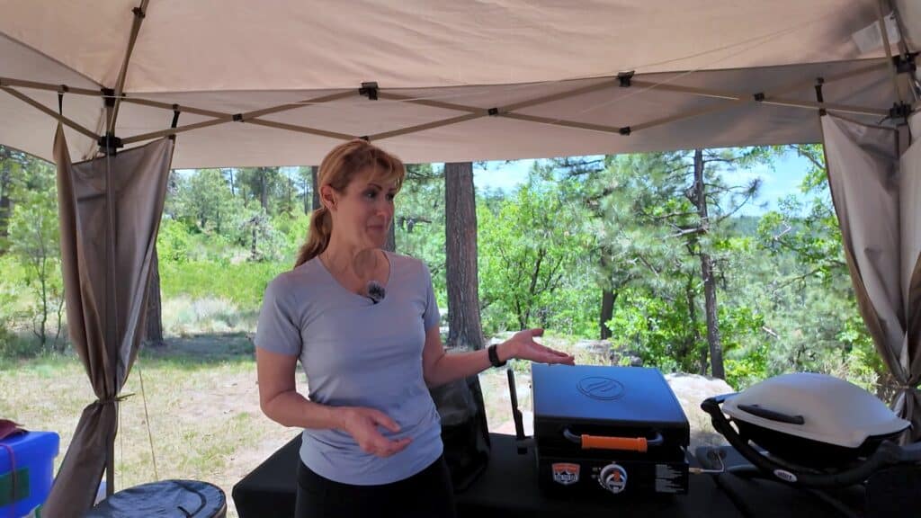 How to Build an Easy RV Outdoor Kitchen Setup Without Built-Ins 26 RV Outdoor Kitchen Setup RV Life with Kim Hanna