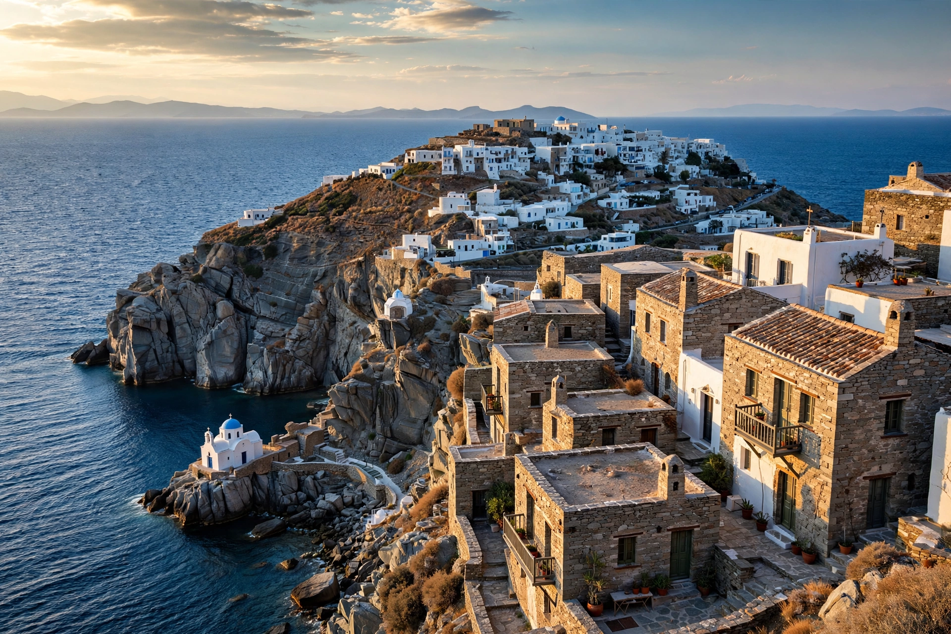 3 Days In Sifnos 10 Kastro village on Sifnos island Greece, ancient stone settlement above the Aegean Sea